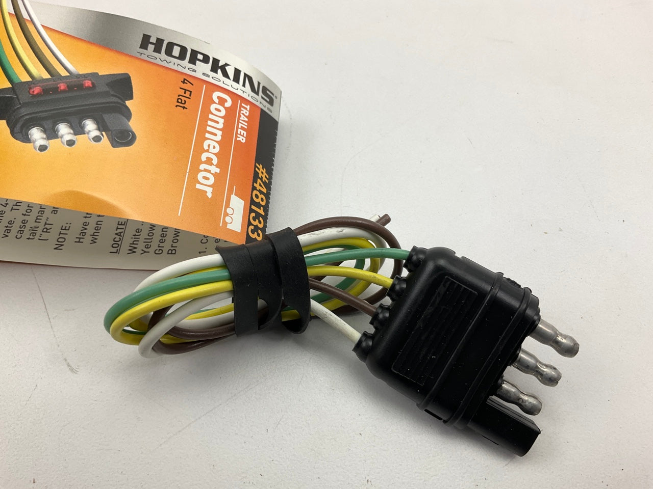 Hopkins 48133 24'' LED Test Indicating Light 4-Flat Trailer Side Wiring Connector