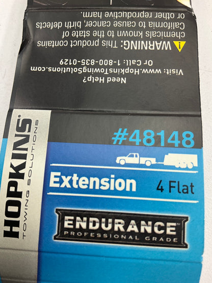 Hopkins 48148 Endurance Easy-Pull 4 Flat Extension Trailer Connector, 12''