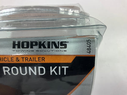 Hopkins 48405 6-Pole Round Trailer Connector Wiring Kit, Vehicle & Trailer Ends