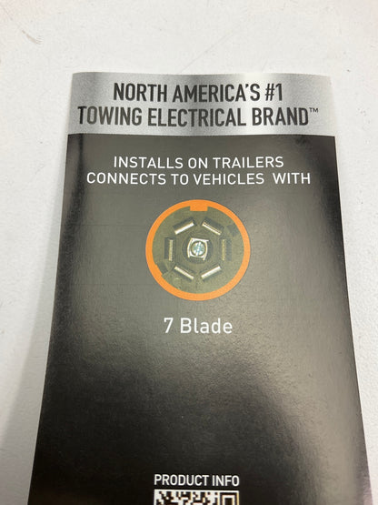 Hopkins Towing Solution 48502 Nite-Glow 7 Blade Trailer End T-Connector