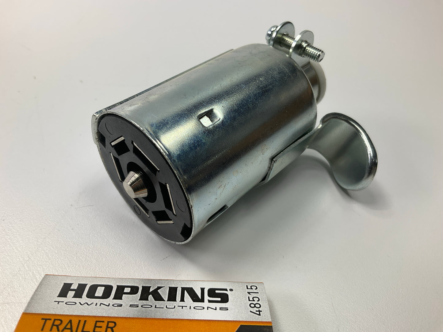 Hopkin 48515 7 Pole Round Car End Trailer Connector Plug Metal (Male)