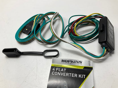 Hopkins 48925 Trailer Wire Converter (4-Flat Converter Kit) For Towing Lights