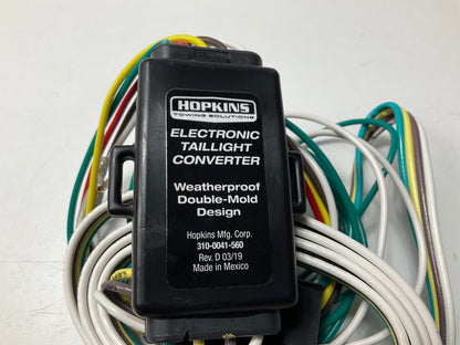 Hopkins 48925 Trailer Wire Converter (4-Flat Converter Kit) For Towing Lights