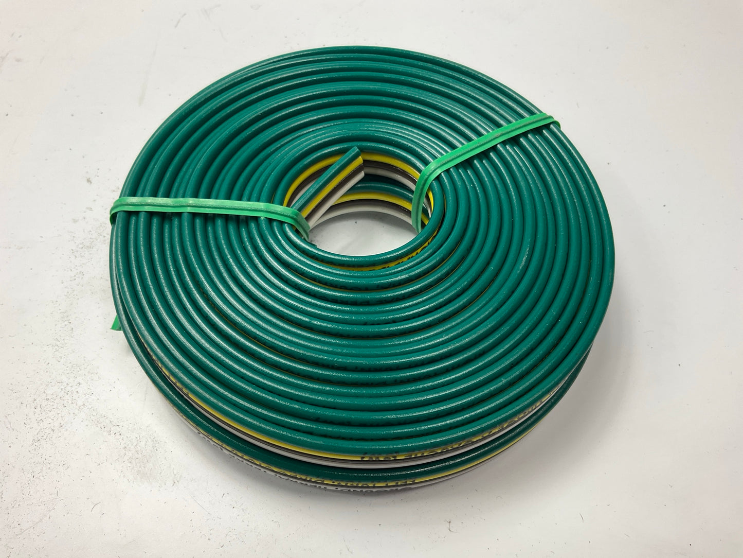 Hopkins 49905 14 Gauge 4 Wire Bonded Trailer Lights Wire Spool, 25 Feet