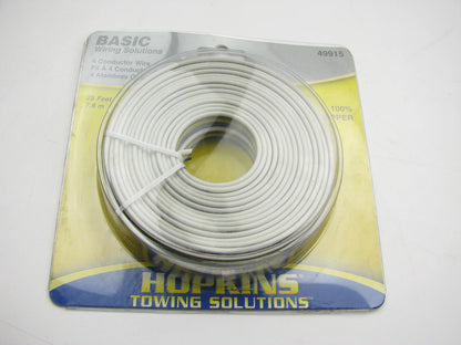 Hopkins 49915 16/18 Gauge 4 Wire Bonded - 25 Feet TRAILER WIRE 4-wires