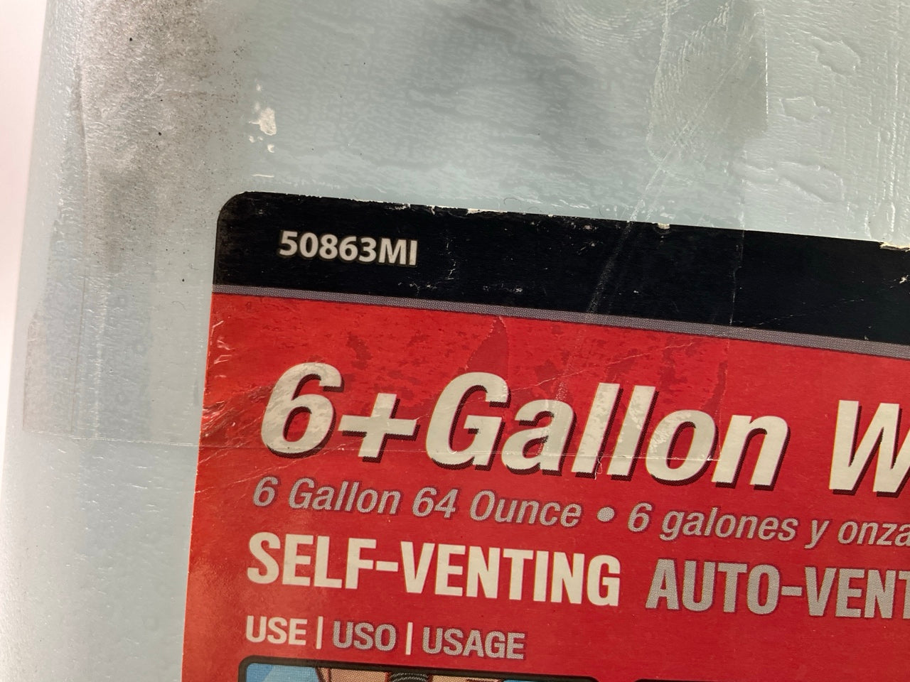 Hopkins 50863MI Plastic Water Can 6 Gallon With Self-venting Spout