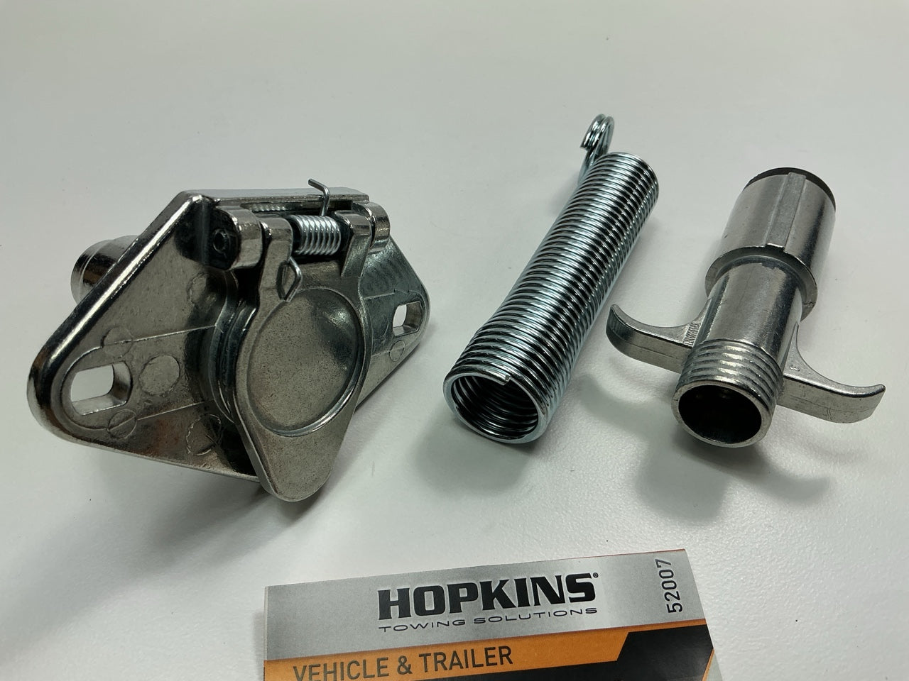 Hopkins Towing Solution 52007 6-Pole Round Heavy Duty Trailer Tow Connector