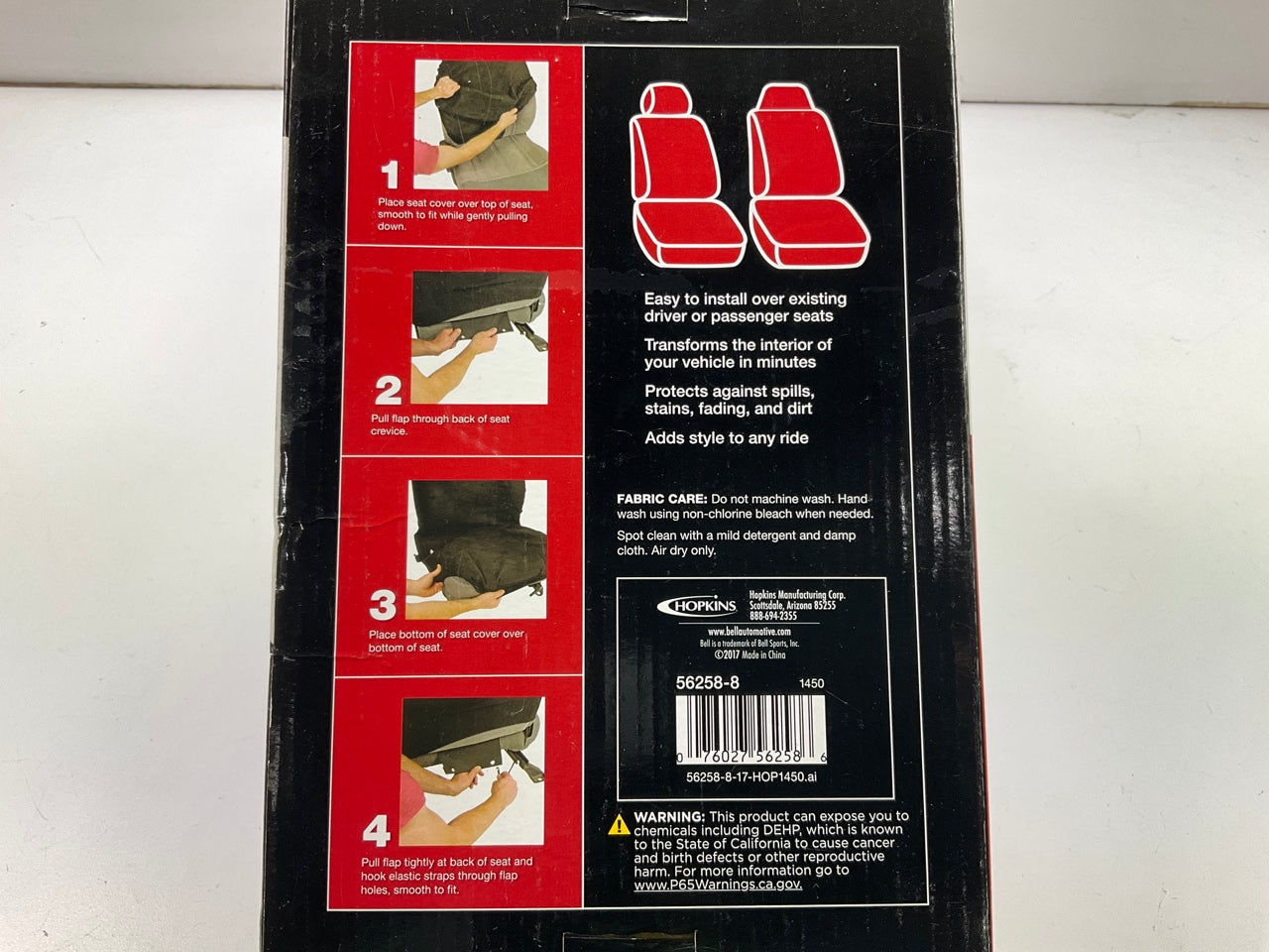 (2) Hopkins 56258-8 Universal Baja Blanket Bucket Seat Covers (PAIR)