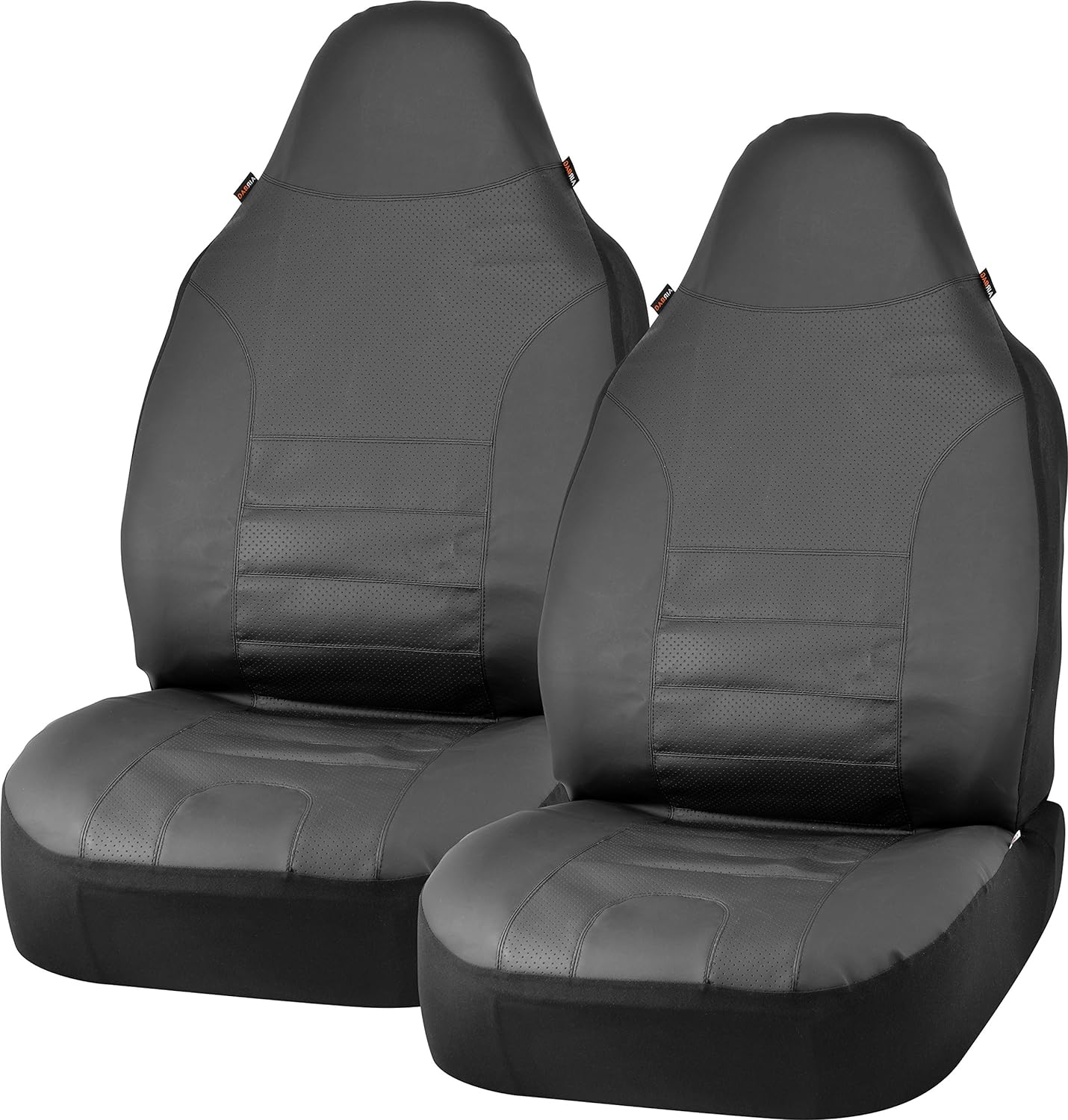 Hopkins 56753-9 Gray Sport Leather Universal Bucket Seat Covers - Does 2 Seats