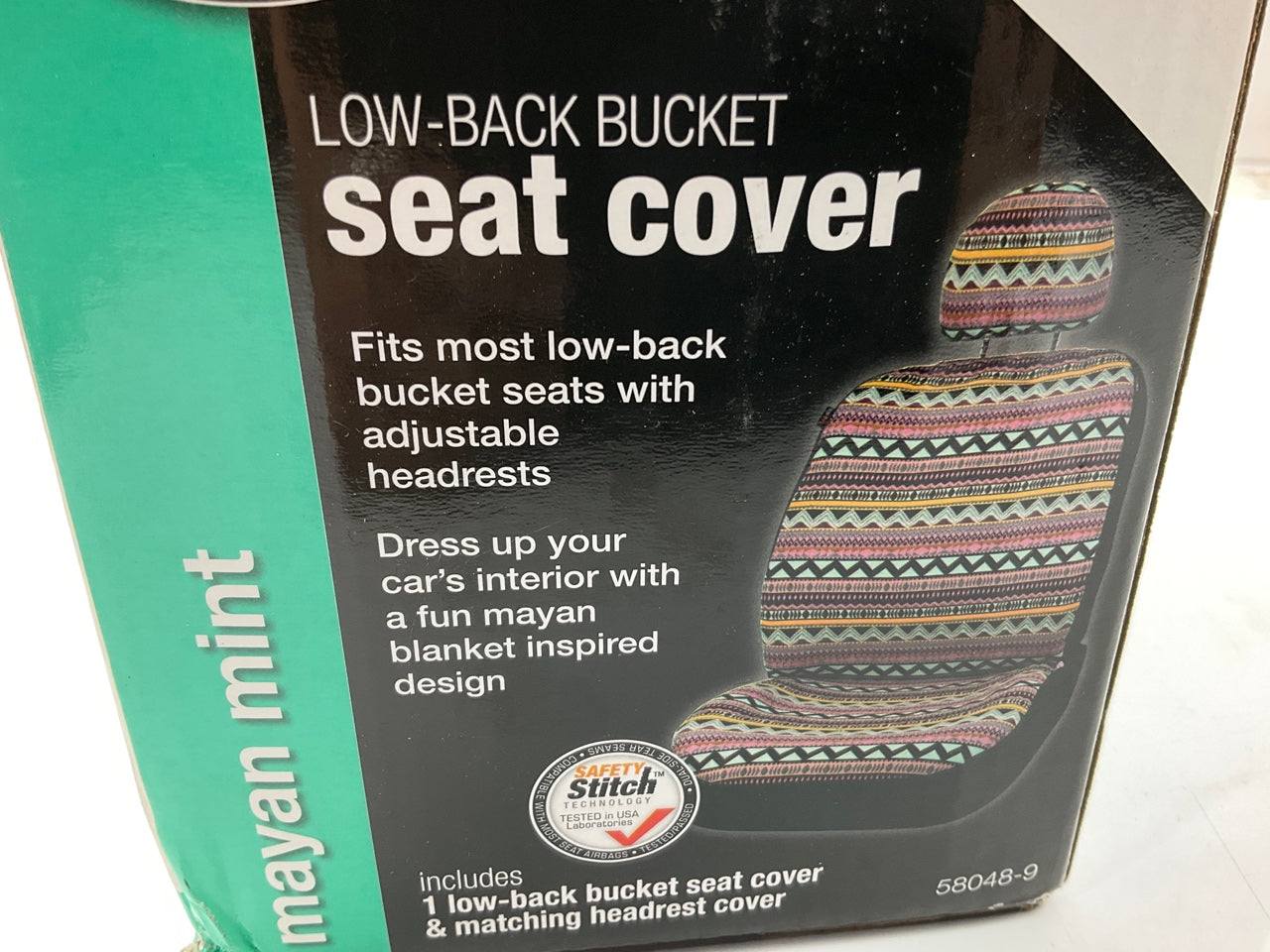 Hopkins 58048-9 Seat Cover For Low Back Bucket Seat - Mayan Mint - 1 SEAT