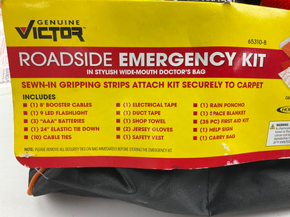 Hopkins 65310-8 Roadside Emergency Kit With Poncho, Blanket, Jumper Cables, Etc.