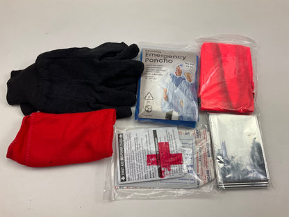 Hopkins 65310-8 Roadside Emergency Kit With Poncho, Blanket, Jumper Cables, Etc.