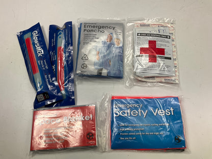 Hopkins 65311-8 Deluxe Roadside Emergency Kit, Jumper Cables, Pliers, Blanket