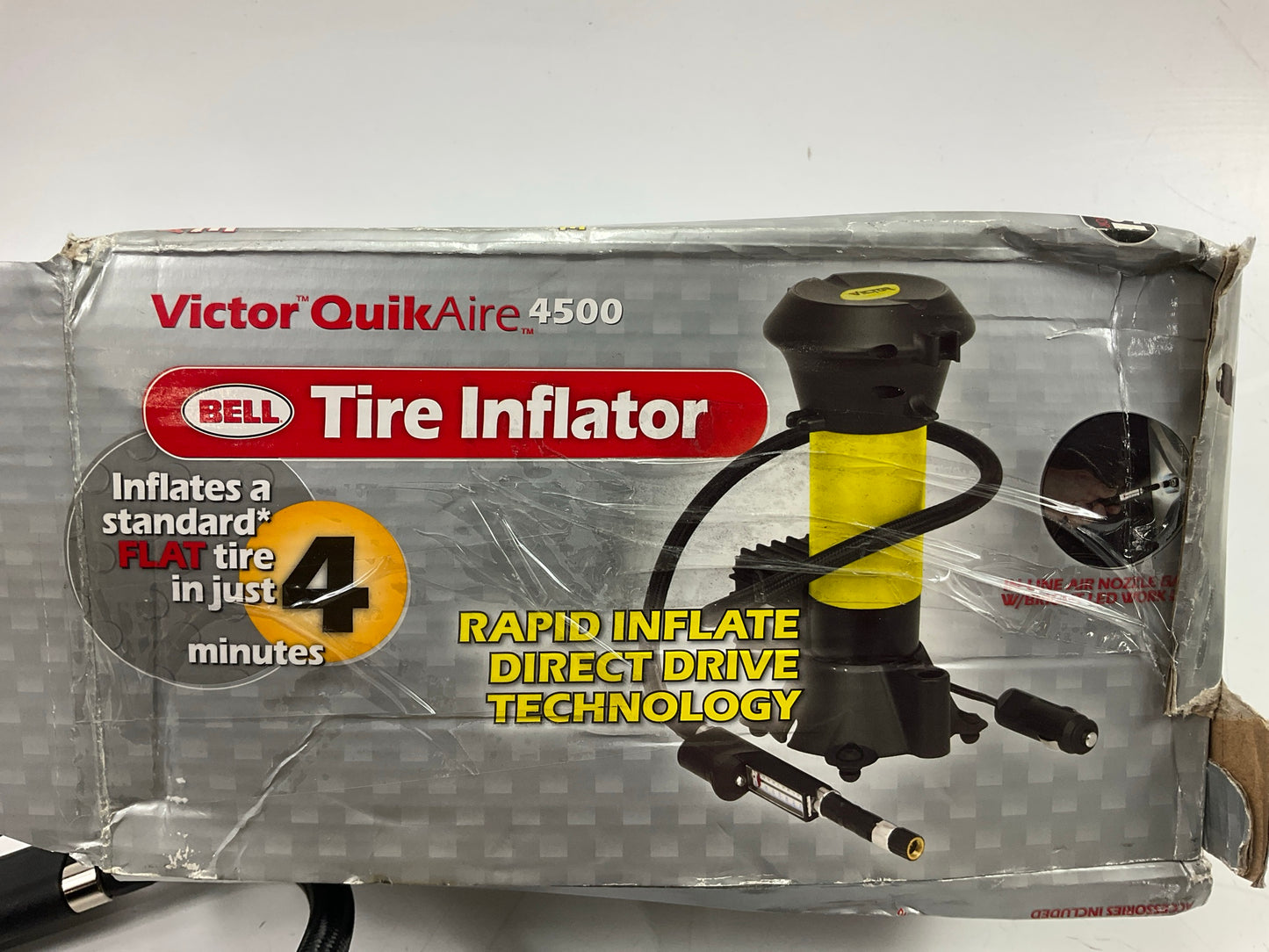 Hopkins 74500-8  QuikAire 4500 Rapid Pro Tire Inflator Air Compressor Pump 12V