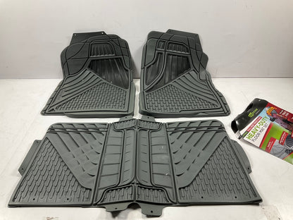 Hopkins 79001 Full Size Heavy Duty Gray Rubber Floor Mats For Large SUV & Truck