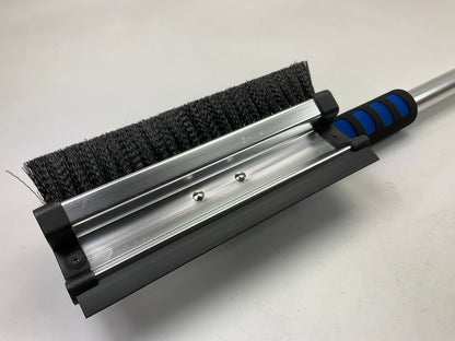 60'' Quick Lock Pivoting Head Snowbroom With Integrated Squeegee & Ice Scraper