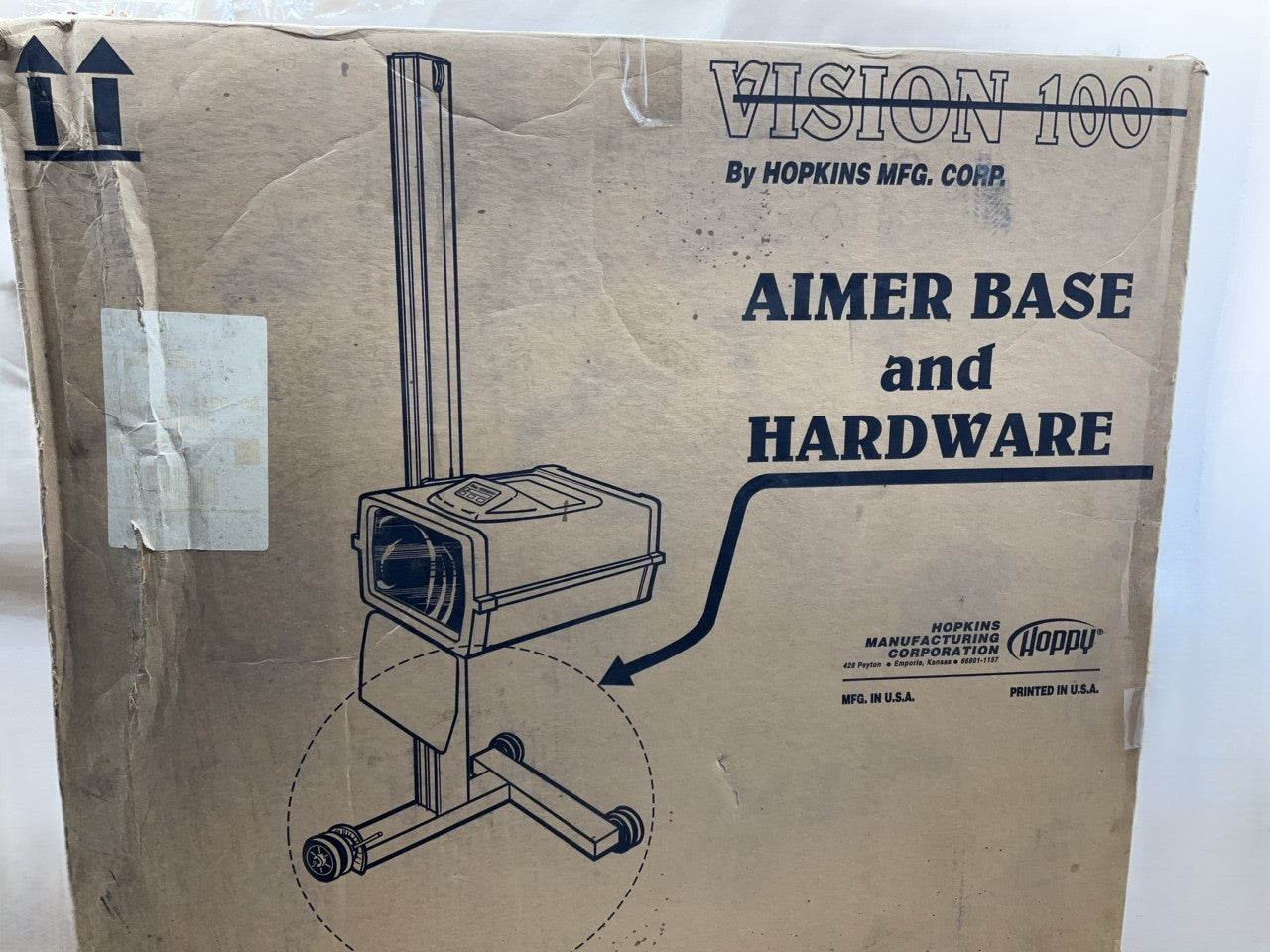 Vision 100 Professional Optical Headlight Aimer - Base & Hardware ONLY, AS SHOWN