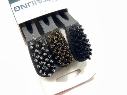 Hopkins 92004 - AutoSpa Detailing Brush, Nylon, Brass, & Stainless, 3 PC