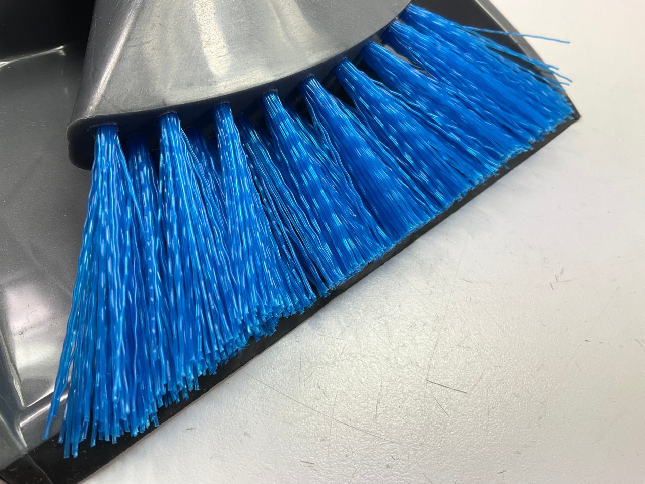 Autospa 92034 Grip Tech Deluxe Dust Pan W/ Heavy Duty Brush Auto Detail Cleaning