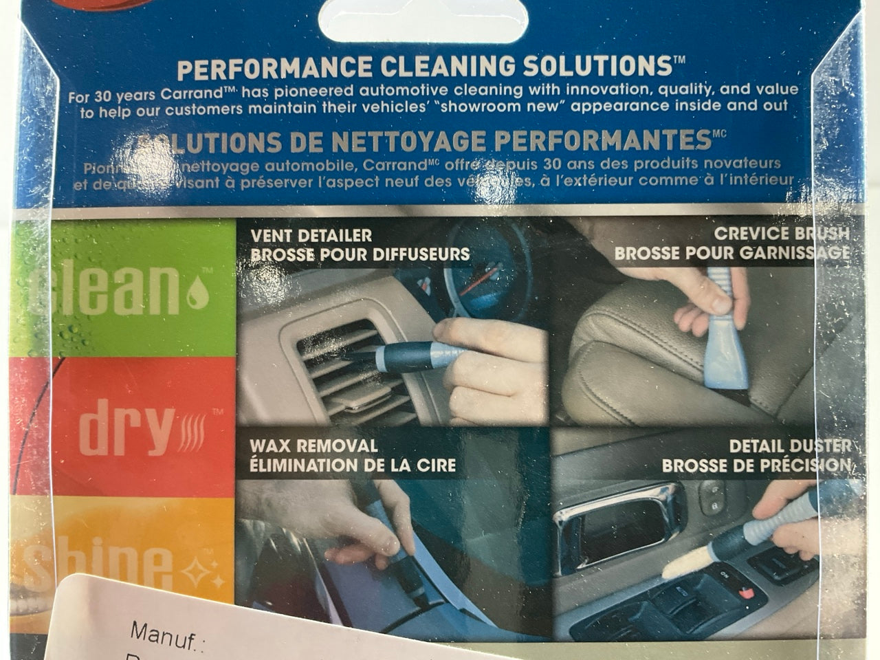10/PACKS Hopkins 93019 Automotive Care Pro Detailing Interior Brush Cleaning Set