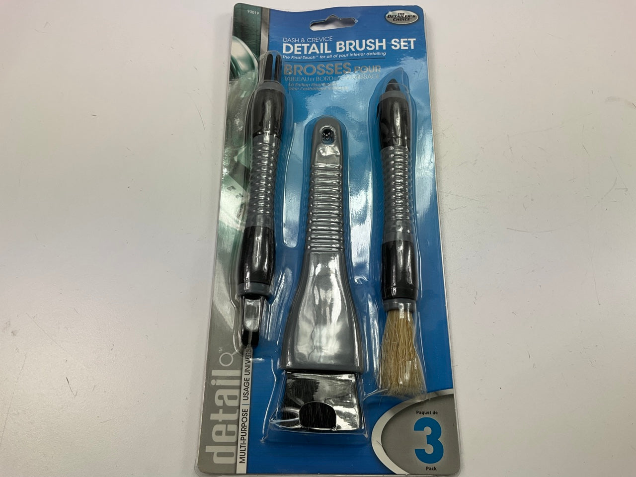 Hopkins 93019 Automotive Care Pro Detailing Interior Cleaning Brush Set