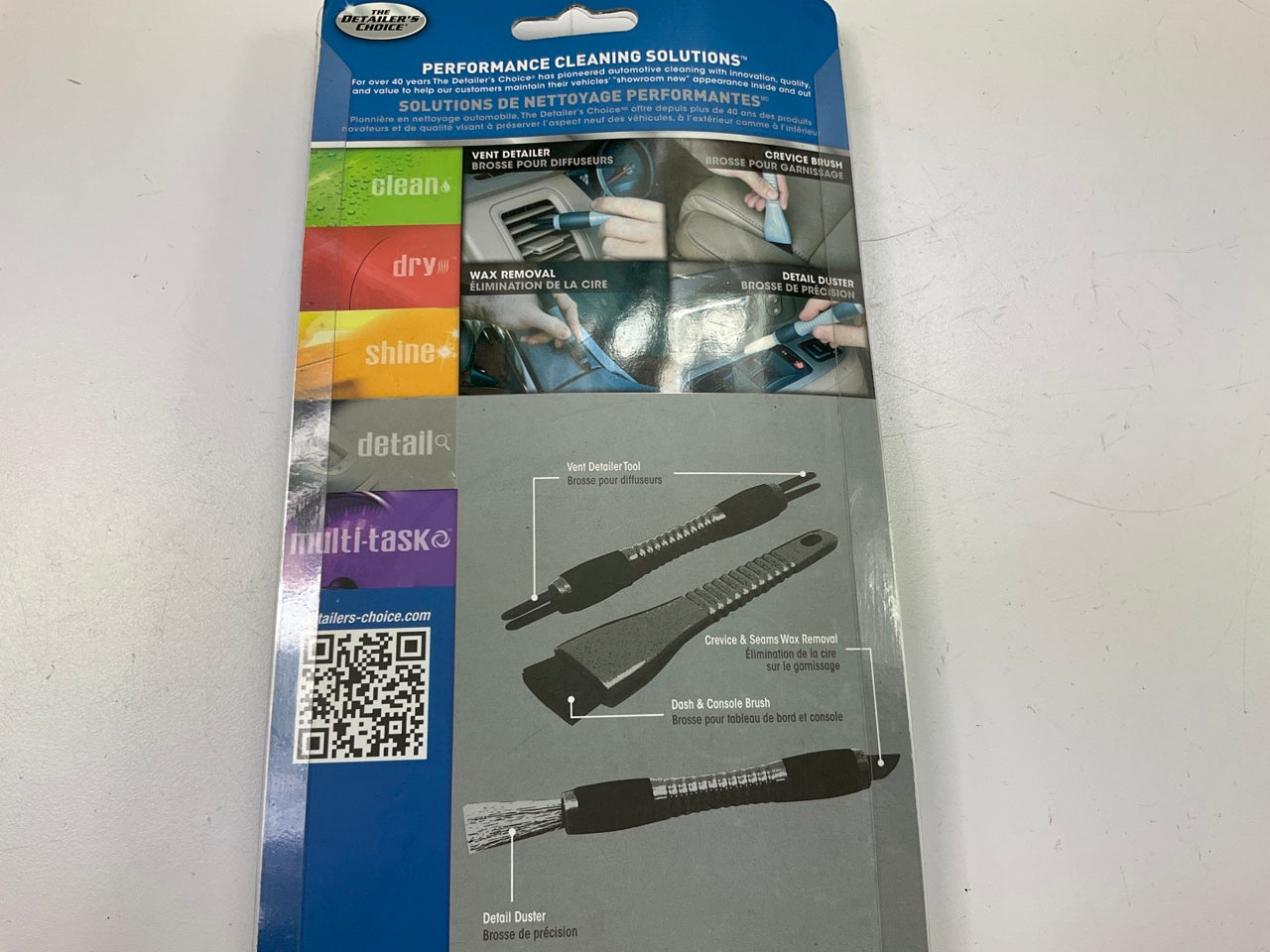 Hopkins 93019 Automotive Care Pro Detailing Interior Cleaning Brush Set