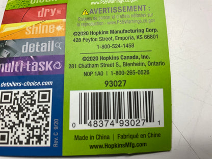 (2) Hopkins 93027 Contoured Car Tire Cleaning Brush