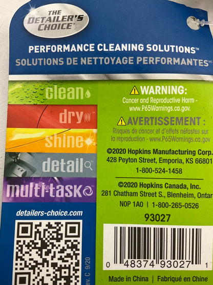 (5) Hopkins 93027 Contoured Car Tire Cleaning Brushes