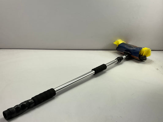 Hopkins 93097 10'' Washing Nozzle Brush - Attaches To Any Garden Hose, 71'' Handle