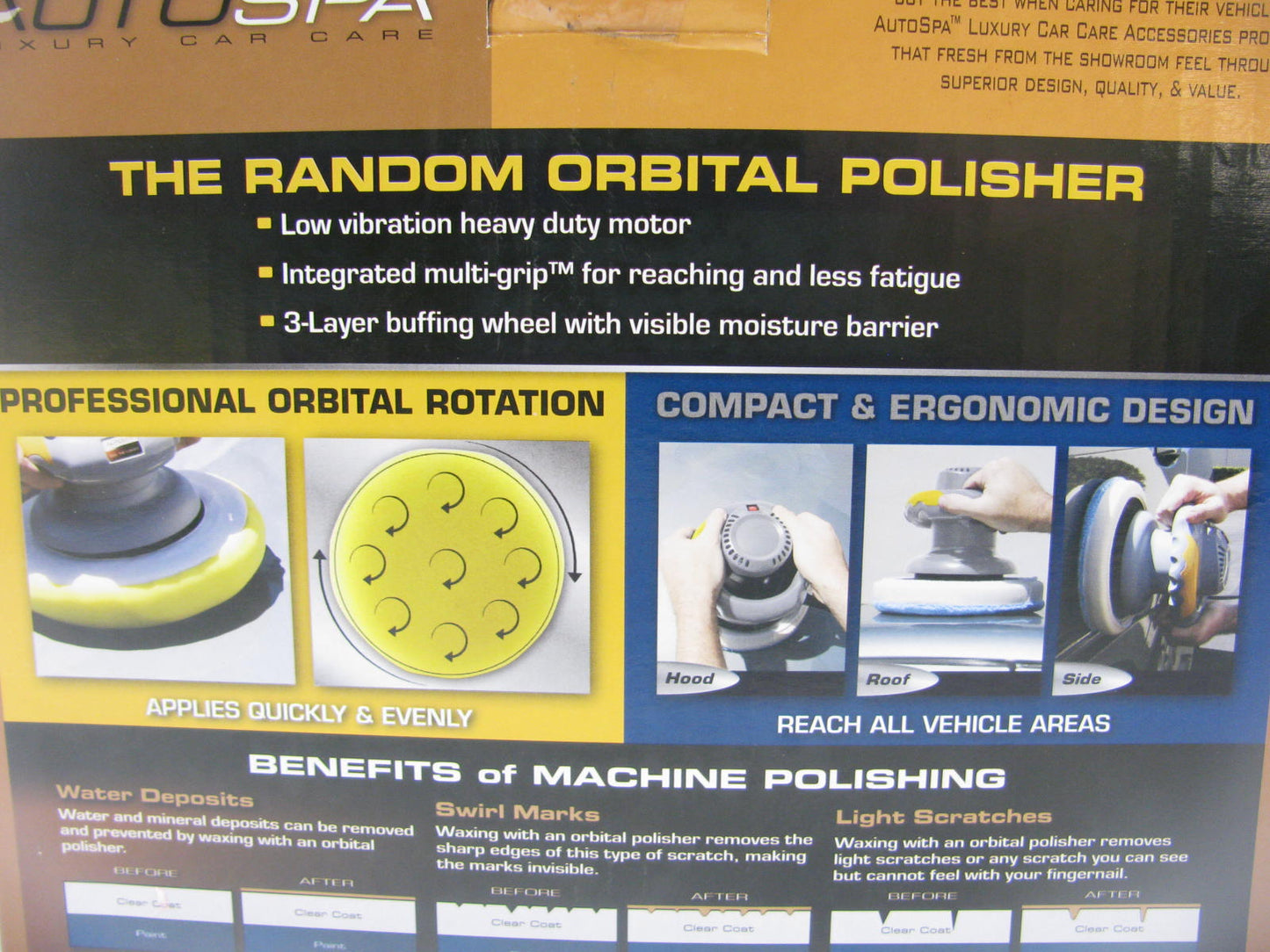 Hopkins 94001AS 9-10'' Random Orbital Polisher Polishing Kit - 9'' Polisher