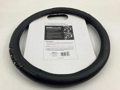 Hopkins 97315-9 HyperFLEX STRIPE BLING BLACK Steering Wheel Cover 14.5''-15.5''