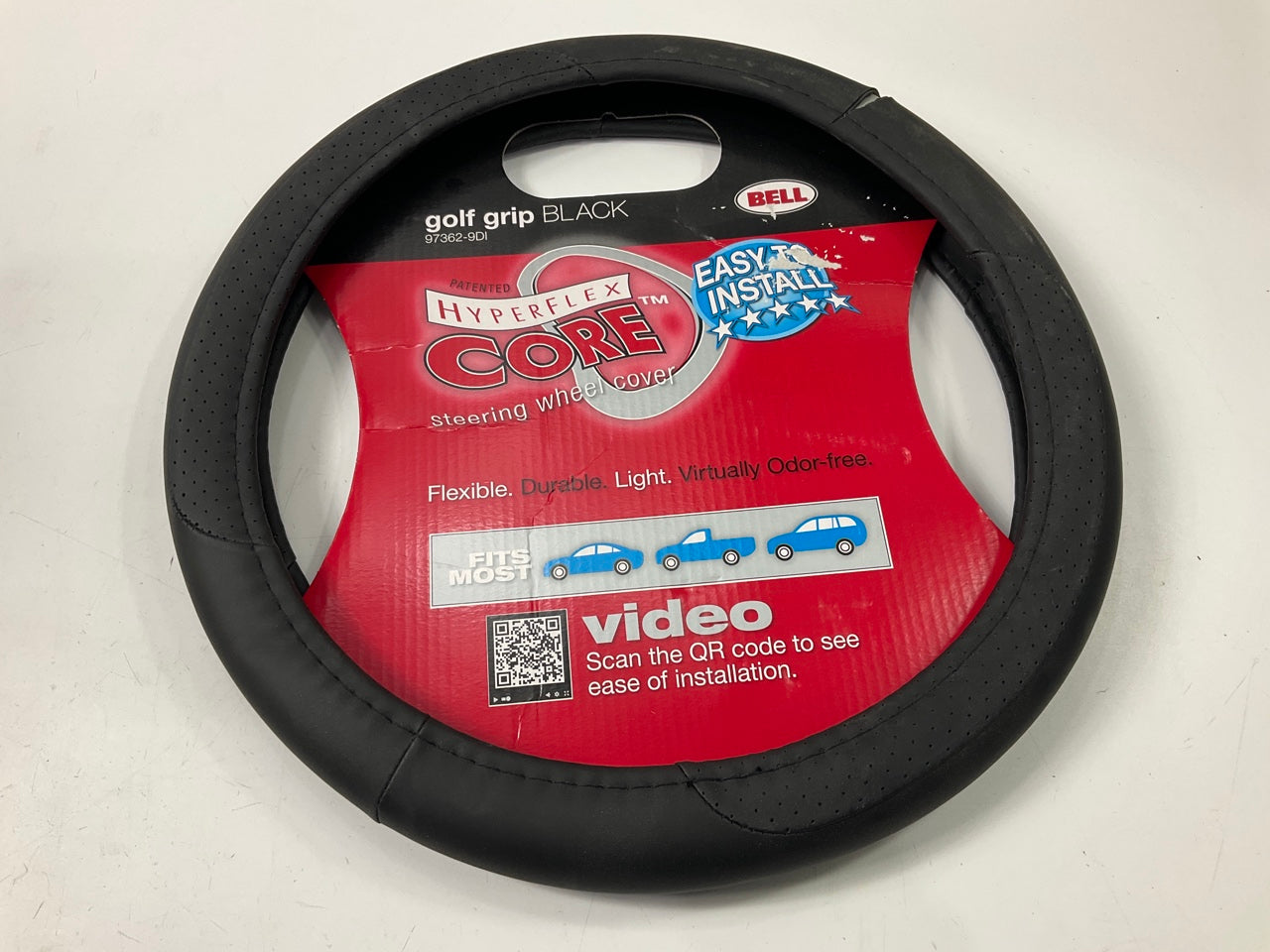 Hopkins 97362-9DI Golf Grip Steering Wheel Cover - 14-1/2'' To 15-1/2'' Diameter