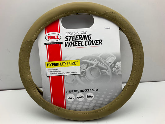 Hopkins 97364-9 HyperFLEX Core Golf Frip TAN Steering Wheel Cover 14.5''-15.5''