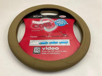 Hopkins 97364-9DI Steering Wheel Cover - Golf Grip, Tan, 14.5''-15.5'' Diameter