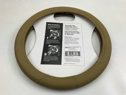 Hopkins 97364-9DI Steering Wheel Cover - Golf Grip, Tan, 14.5''-15.5'' Diameter