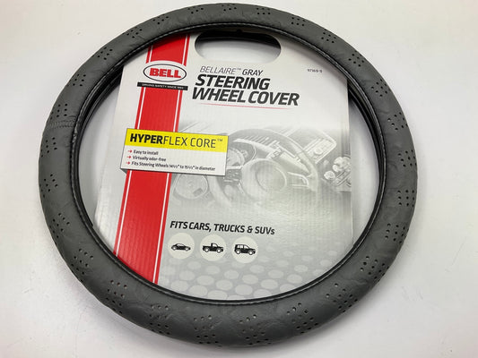Hopkins 97369-9 HyperFLEX Core Bellaire Gray Steering Wheel Cover 14.5''-15.5''