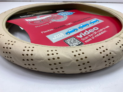 Hopkins 97370-9DI HyperFLEX Core Bellaire TAN Steering Wheel Cover 14.5''-15.5''