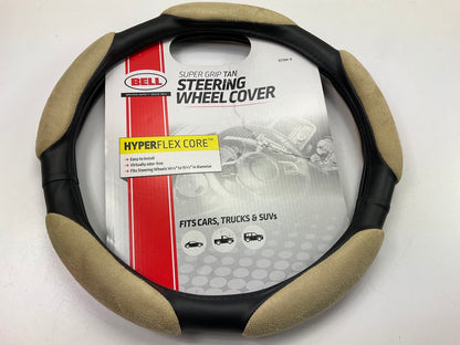 Hopkins 97394-9 Steering Wheel Cover Super Grip TAN Hyperflex Core 14.5''-15.5''