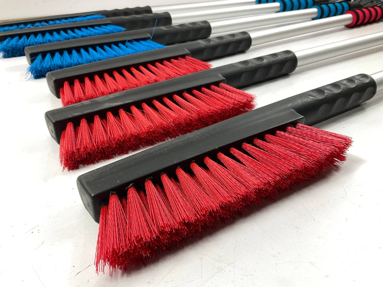 (6) Mallory 996-35 Maxx 35'' Snow Brush Ice Scraper With Foam Grip - 6 PACK