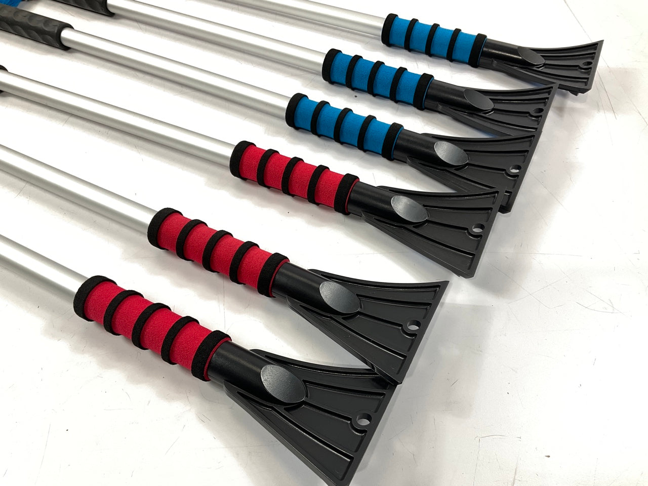 (6) Mallory 996-35 Maxx 35'' Snow Brush Ice Scraper With Foam Grip - 6 PACK