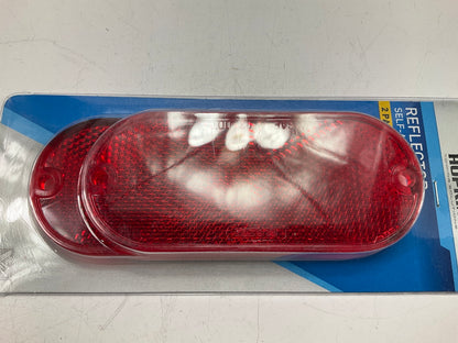 Hopkins B278SRW Stick-On Red Reflectors, 2 / PACK,  4.375'' Wide X 1.875'' High