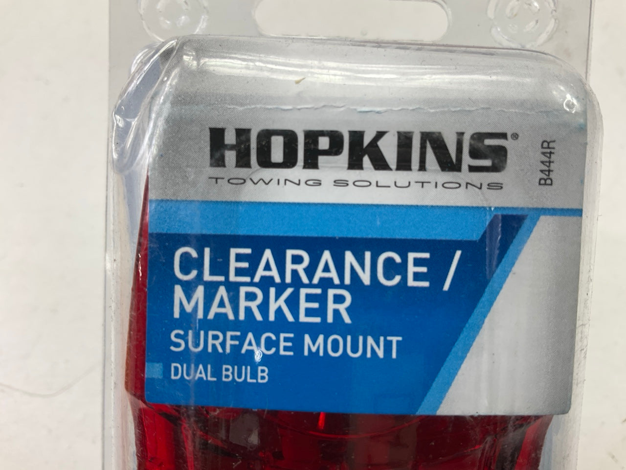 (2) Hopkins B444R 4'' Rectangular Dual-Bulb Clearance / Side Marker Light, Red