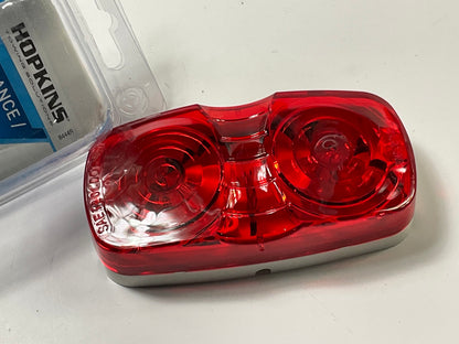 Hopkins B444R 4'' Rectangular Dual-Bulb Clearance / Side Marker Light, Red