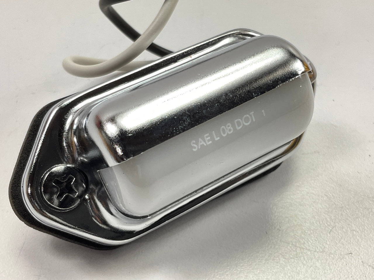 Hopkins B461 Hooded Ear Mount License Plate / Utility Light Lamp, 2 Wire