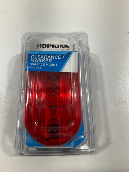 Hopkins B482TW2R Towing Solutions Dual Bulb Clearance Lamp Light, 12V, Red