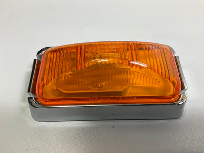 (10) Hopkins B485A Side Clearance Marker Light, Amber, W/ Bracket & Plug