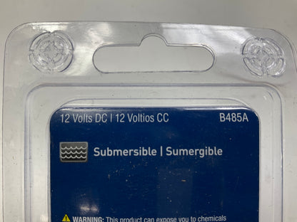 (10) Hopkins B485A Side Clearance Marker Light, Amber, W/ Bracket & Plug