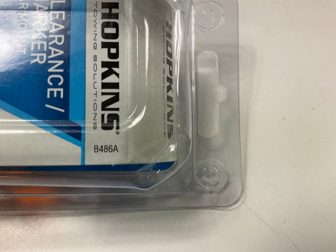 Hopkins B486A 1-5/8'' Rectangular Ear-Mount Clearance / Side Marker AMBER Light