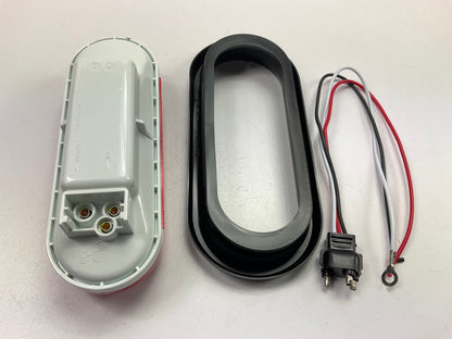 Hopkins B85RK Red Oval HALOGEN Stop / Tail / Turn Light Lamp, Grommet Mount 12V