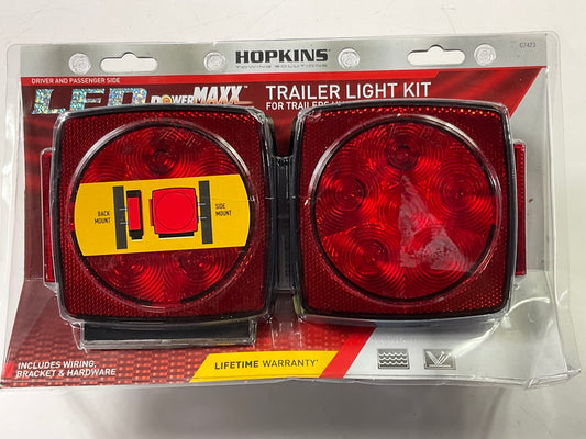 Hopkins C7423 LED Square Submersible Trailer Light Kit